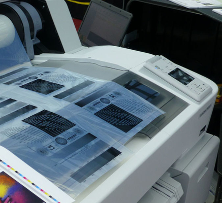 A3 maak Melkachtige de Drukfilm 130um van Inkjet van Serigrafiefilms Positieve waterdicht